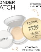Eveline Cosmetics Wonder Match Átlátszó rögzítő por 6 g