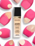 Eveline Cosmetics Wonder Match tartós folyékony alapozó hialuronsavval árnyalat 15 Natural 30 ml