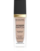 Eveline Cosmetics Wonder Match tartós folyékony alapozó hialuronsavval árnyalat 35 Sunny Beige 30 ml