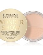 Eveline Cosmetics Wonder Show bőrvilágosító púder arcra és testre Maxi Glam 6 g