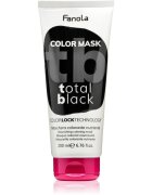 Fanola Color Mask színező pakolás hajra TOTAL BLACK 200 ml
