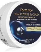 Farmstay Black Pearl & Gold hidrogél maszk a szem körül 60 db