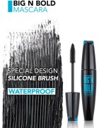flormar Big'n Bold Waterproof vizálló szempillaspirál a hosszabb pillákért 15 ml