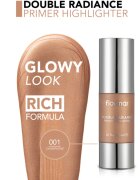 flormar Double Radiance Primer élénkítő sminkalap a make - up alá SPF 10 árnyalat 001 Sparkling Wine 30 ml