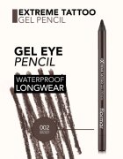 flormar Extreme Tattoo Gel Pencil vízálló zselés szemceruza árnyalat 02 Walnut 1.2 g