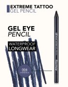 flormar Extreme Tattoo Gel Pencil vízálló zselés szemceruza árnyalat 04 Intense Blue 1.2 g