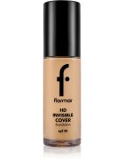 flormar HD Invisible Cover Foundation könnyű alapozó világosító hatással SPF 30 árnyalat 80 Soft Beige 30 ml