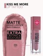 flormar Kiss Me More Lip Tattoo hosszantartó folyékony rúzs árnyalat 006 Doll 3.8 ml