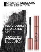 flormar Open Up HD Mascara tápláló szempillaspirál a dús és szétválasztott pillákért 12 ml