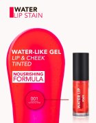 flormar Water Lip Stain ajakszínező tápláló hatással árnyalat 001 Infinite Pink 64 ml