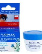 FlosLek Laboratorium Eye Care szemkörnyék ápoló gél szemvidítóval és búzavirággal 10 g