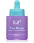 Fluff Dew Drops hidratáló szérum niacinamiddal Amethyst Extract 30 ml