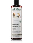 Folk & Flora Birch Tar tápláló tusoló gél 400 ml