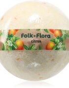 Folk & Flora Citrus fürdőgolyó frissítő hatással 130 g