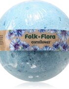 Folk & Flora Cornflower fürdőgolyó 130 g