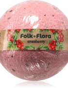 Folk & Flora Cranberry fürdőgolyó 130 g
