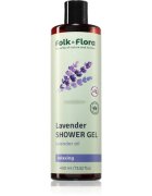 Folk & Flora Lavender relaxáló tusfürdő gél 400 ml
