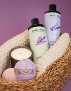 Folk & Flora Lavender relaxáló tusfürdő gél 400 ml