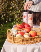 Folk & Flora Raspberry fürdőgolyó 130 g