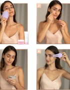 FOREO BEAR™ 2 eyes & lips mikroáramos tonizáló készülék a szem köré és a szájra Lavender 1 db