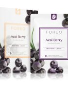 FOREO Farm to Face Sheet Mask Acai Berry antioxidáns fátyolmaszk 3x20 ml