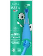 FOREO ISSA™ 4 Baby elektromos fogkefe gyermekeknek újszülöttkortól 3 éves korig Bubble Blue 1 db