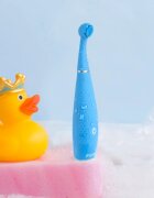 FOREO ISSA™ 4 Baby elektromos fogkefe gyermekeknek újszülöttkortól 3 éves korig Bubble Blue 1 db