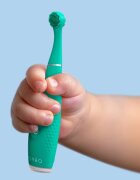 FOREO ISSA™ 4 Baby elektromos fogkefe gyermekeknek újszülöttkortól 3 éves korig Kiwi Green 1 db