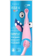 FOREO ISSA™ 4 Baby elektromos fogkefe gyermekeknek újszülöttkortól 3 éves korig Pearl Pink 1 db