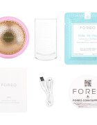 FOREO UFO™ 2 szónikus készülék az arcmaszk hatásának felgyorsítására Pearl Pink 1 db