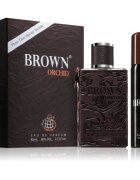Fragrance World Brown Orchid ajándékszett uraknak 1 db