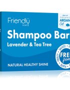 Friendly Soap Natural Shampoo Bar Lavender and Tea Tree természetes szappan hajra 95 g