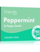 Friendly Soap Natural Soap Peppermint & Poppy Seeds természetes szappan 95 g