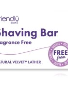 Friendly Soap Shaving Bar Fragrance Free természetes szappan borotválkozáshoz parfümmentes 95 g