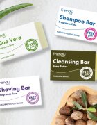 Friendly Soap Shaving Bar Fragrance Free természetes szappan borotválkozáshoz parfümmentes 95 g