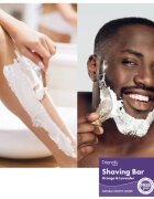 Friendly Soap Shaving Bar Orange & Lavender természetes szappan borotválkozáshoz 95 g