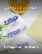 Friendly Soap Shaving Bar Orange & Lavender természetes szappan borotválkozáshoz 95 g