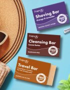Friendly Soap Shaving Bar Orange & Lavender természetes szappan borotválkozáshoz 95 g