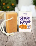 Friendly Soap Soap on a Rope Orange & Grapefruit természetes szappan zsinóron 95 g