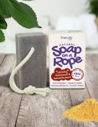 Friendly Soap Soap on a Rope Patchouli & Sandalwood természetes szappan zsinóron 95 g