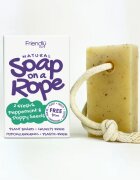 Friendly Soap Soap on a Rope Peppermint & Poppy Seeds természetes szappan zsinóron 95 g