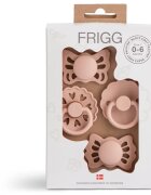 FRIGG Baby's First Pacifier​ Floral heart cumi Blush