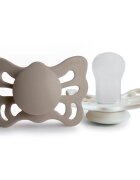 FRIGG Butterfly Size 1:0-6 months cumi Portobello/Cream 2 db