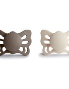 FRIGG Butterfly Size 1:0-6 months cumi Portobello/Cream 2 db