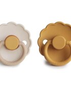 FRIGG Daisy Size 2:6-18 months cumi Chamomile/Honey gold 2 db
