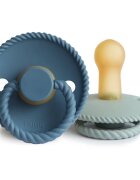 FRIGG Round Latex Ocean View/Sage cumi Size 2 2 db