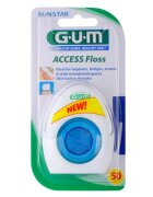 G.U.M Access Floss fogselyem fogszabályzó és implantátumok tisztításához 50 db