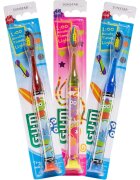 G.U.M Kids Toothbrush fogkefe öntapadó koronggal gyermekeknek 1 db