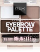 Gabriella Salvete Eyebrow Palette szett a tökéletes szemöldökért árnyalat 02 In My Brunette Era 5.2 g