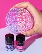 Gabriella Salvete Glitters Are The Answer Arc és test csillám árnyalat Violet 10 ml